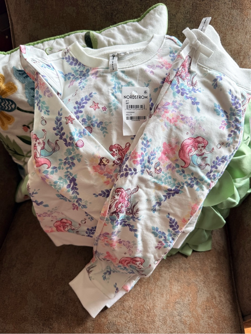 Janie and Jack x Disney Ariel Little Mermaid NWT